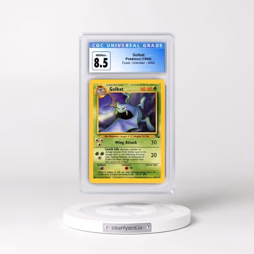 1999 Fossil #34/62 Golbat (CGC 8.5 NM-MT+)