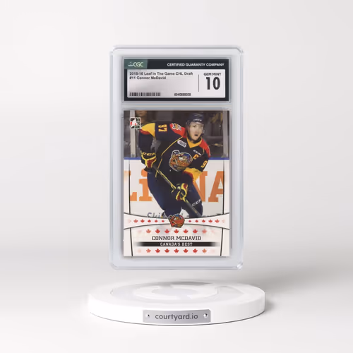 2015 Leaf In The Game CHL Draft #11 Connor McDavid (CGC 10 GEM MINT)