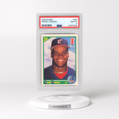 1990 Score #663 Frank Thomas (PSA 8 NM-MT)