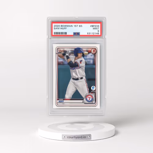 2020 Bowman 1st Edition #BFE33 Sam Huff (PSA 9 MINT)