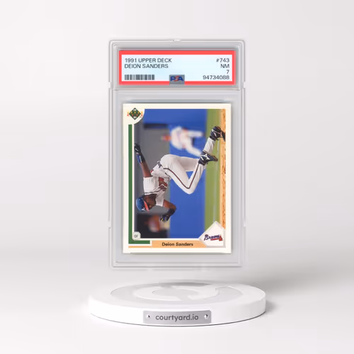 1991 Upper Deck #743 Deion Sanders (PSA 7 NM)
