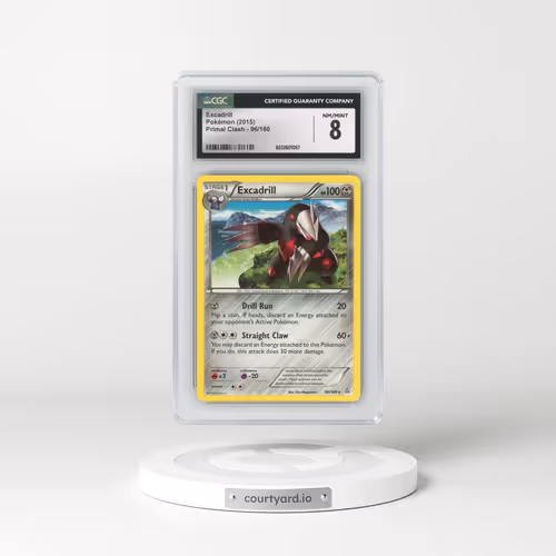 2015 Primal Clash #96/160 Excadrill (CGC 8 NM-MT)