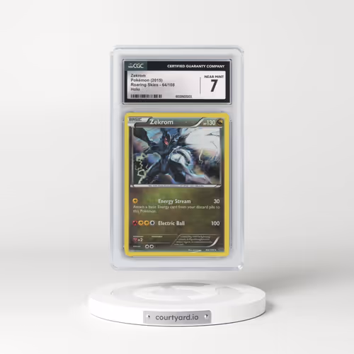 2015 Roaring Skies #64/108 Zekrom - Holo (CGC 7 NM)