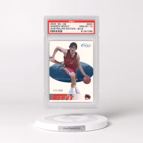 2004 SA-GE Australian Edition Blue #AE2 Andrew Bogut - Australian Edition-Blue (PSA 10 GEM MINT)