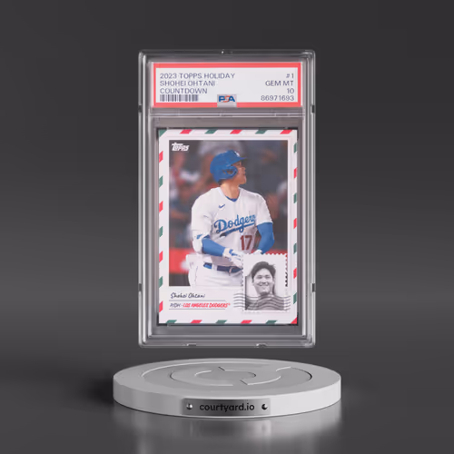 2023 Topps Holiday Countdown #1 Shohei Ohtani (PSA 10 GEM MINT)