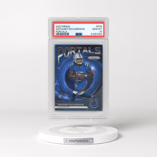 2023 Panini Prizm Portals #PO5 Anthony Richardson (PSA 10 GEM MINT)