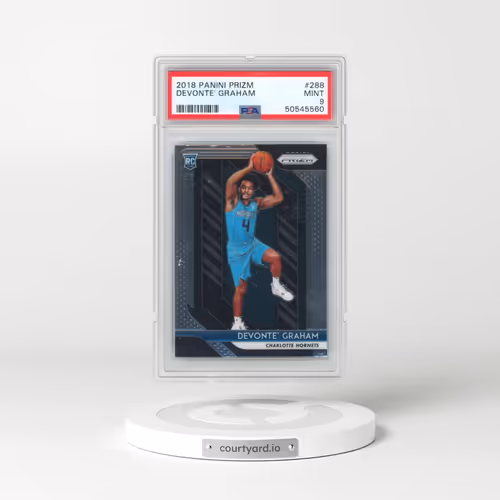 2018 Panini Prizm #288 Devonte' Graham (PSA 9 MINT)