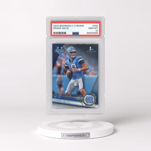 2023 Bowman University Chrome #200 Drake Maye (PSA 10 GEM MINT)