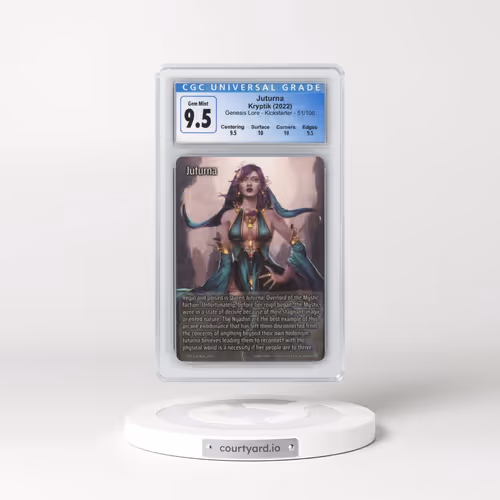 2022 Kryptik Genesis Lore - Kicks - #51/100 Juturna (CGC 10 GEM MINT)
