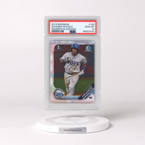 2019 Bowman Prospects Chrome #100 Wander Franco (PSA 10 GEM MINT)