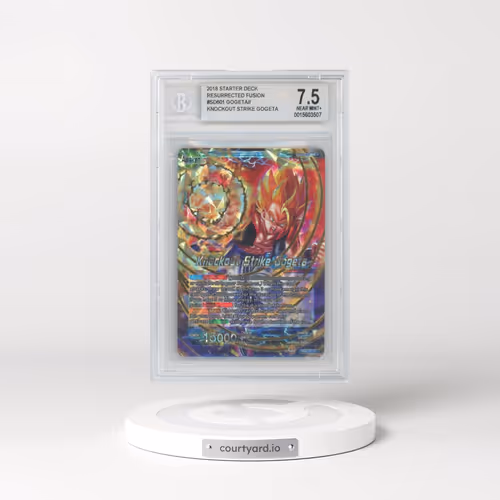 2018 Dragon Ball Super Starter Deck Resurrected Fusion #SD601 Gogeta//Knockout Strike Gogeta (BGS 7.5 NM+)