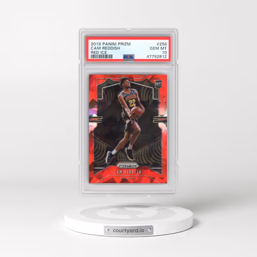 2019 Panini Prizm #256 Cam Reddish - Red Ice (PSA 10 GEM MINT)