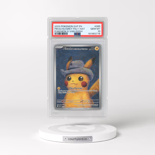 2023 Pokémon Svp EN-SV Black Star Promo #085 Pikachu With Grey Felt Hat - Pokemon X Van Gogh (PSA 10