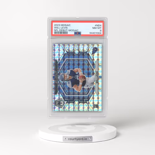 2023 Panini Mosaic NFL Debut #ND4 Will Levis - Mosaic (PSA 8 NM-MT)