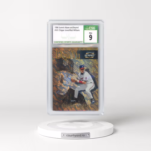 1996 Summit Above and Beyond #161 Chipper Jones/Matt Williams (CSG 9 MINT)