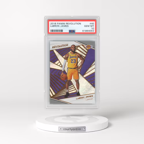 2018 Panini Revolution #40 LeBron James (PSA 10 GEM MINT)