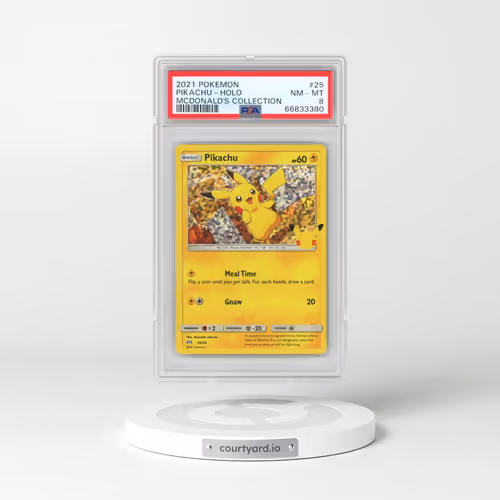 2021 Pokémon Mcdonald's Collection #25 Pikachu - Holo (PSA 8 NM-MT)