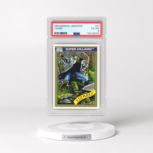 1990 Marvel Universe #67 Lizard (PSA 6 EX-MT)