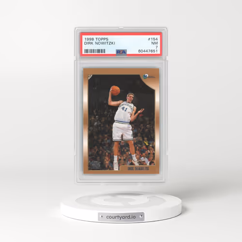 1998 Topps #154 Dirk Nowitzki (PSA 7 NM)