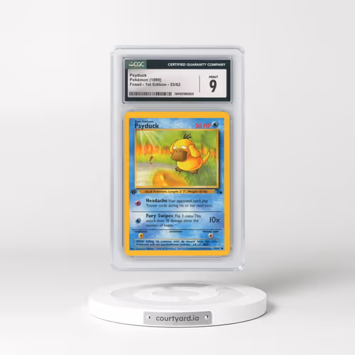1999 Fossil #53/62 Psyduck - 1st Edition 1st Edition (CGC 9 MINT)