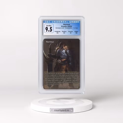 2022 Kryptik Genesis Lore - Kicks - #11/100 Hormoz (CGC 10 GEM MINT)