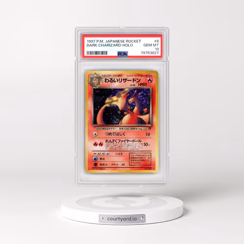 1997 Pokémon Rocket #6 Dark Charizard - Holo (PSA 10 GEM MINT)