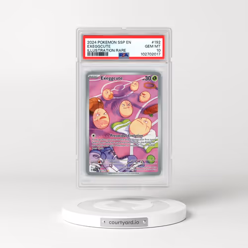 2024 Pokémon Ssp EN-Surging Sparks #192 Exeggcute - Illustration Rare (PSA 10 GEM MINT)