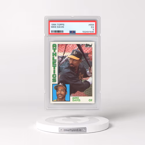 1984 Topps #558 Mike Davis (PSA 5 EX)