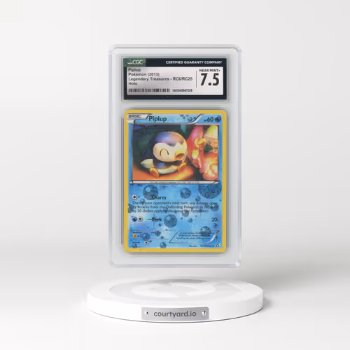 2013 Legendary Treasures #RC6/RC25 Piplup - Radiant Collection Holo (CGC 7.5 NM+)