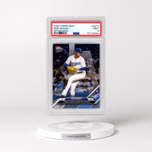 2024 Topps Now Offseason #OS13 Roki Sasaki (PSA 9 MINT)