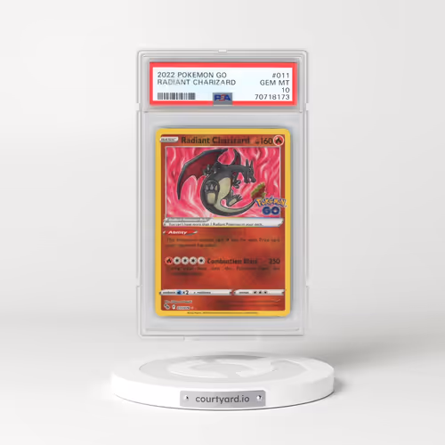 2022 Pokémon Go #011 Radiant Charizard - Holo (PSA 10 GEM MINT)