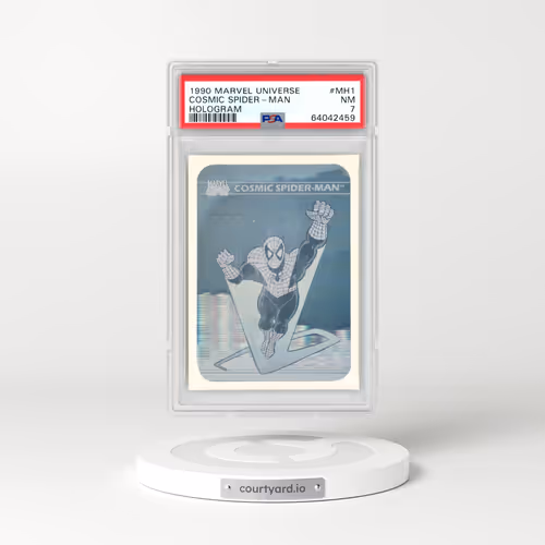 1990 Marvel Universe #MH1 Cosmic Spider-Man - Hologram (PSA 7 NM)