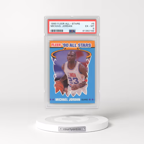 1990 Fleer All-Stars #5 Michael Jordan (PSA 6 EX-MT)