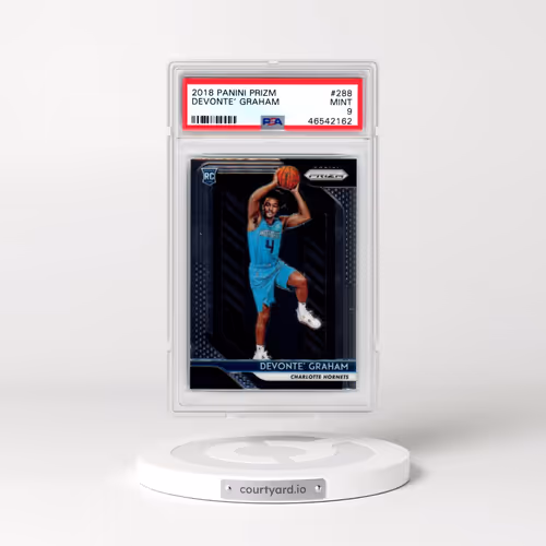 2018 Panini Prizm #288 Devonte' Graham (PSA 9 MINT)