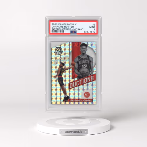 2019 Panini Mosaic Introductions #9 DE'Andre Hunter - Mosaic (PSA 9 MINT)