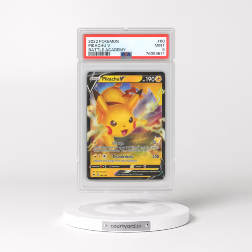 2022 Pokémon Battle Academy #60 Pikachu V - Holo (PSA 9 MINT)