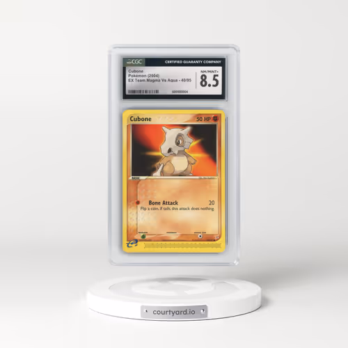 2004 EX Team Magma Vs Team Aqua #40/95 Cubone (CGC 8.5 NM-MT+)