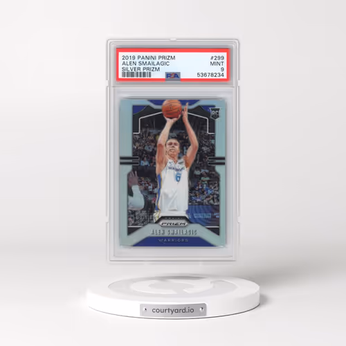 2019 Panini Prizm #299 Alen Smailagic - Silver Prizm (PSA 9 MINT)