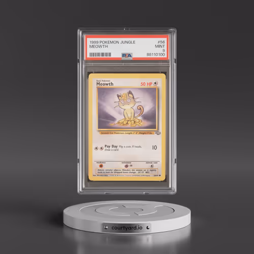 1999 Pokémon Jungle #56 Meowth (PSA 9 MINT)