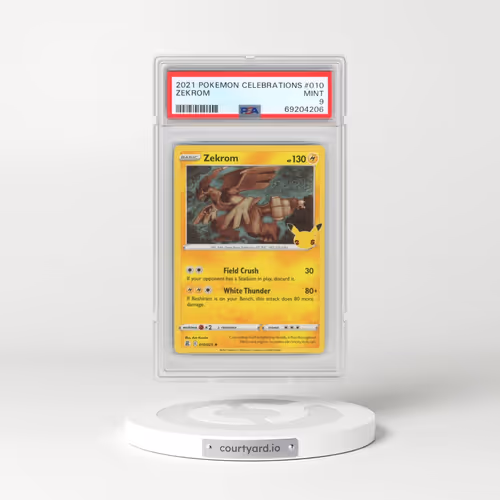 2021 Pokémon Celebrations #010 Zekrom (PSA 9 MINT)