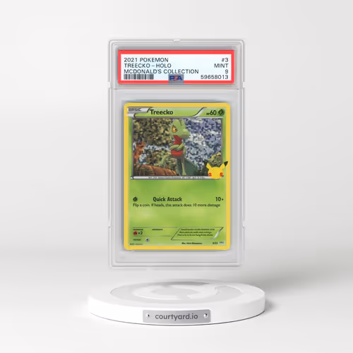 2021 Pokémon Mcdonald's Collection #3 Treecko - Holo (PSA 9 MINT)