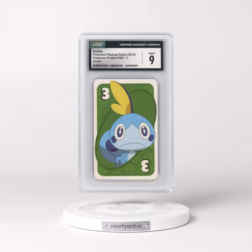 2019 Pokémon Pocket UNO (2019 Asia Back) #3 Sobble - Green (CGC 9 MINT)