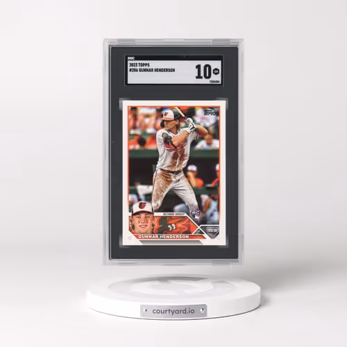 2023 Topps #206 Gunnar Henderson (SGC 10 GEM MINT)