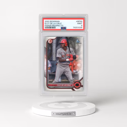 2022 Bowman Paper Prospects #BP50 Elly de La Cruz (PSA 9 MINT)