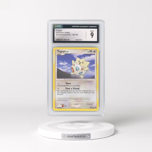 2008 Great Encounters #88/106 Togepi (CGC 9 MINT)