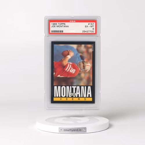 1985 Topps #157 Joe Montana (PSA 6 EX-MT)