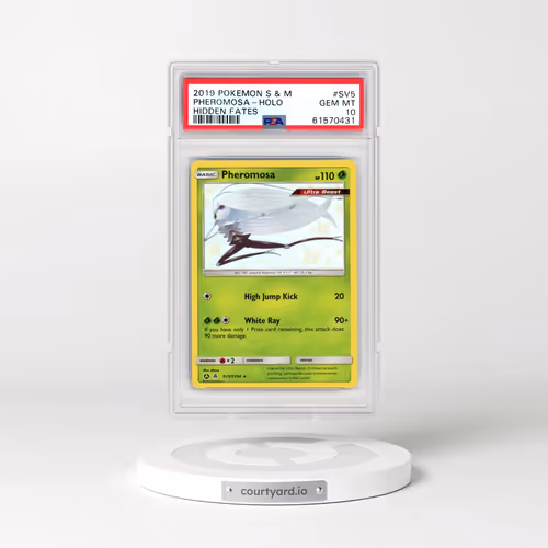 2019 Pokémon Sun & Moon Hidden Fates #SV5 Pheromosa - Holo (PSA 10 GEM MINT)