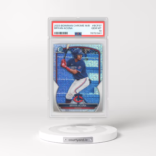 2023 Bowman Mega Box Chrome #37 Bryan Acuna (PSA 10 GEM MINT)