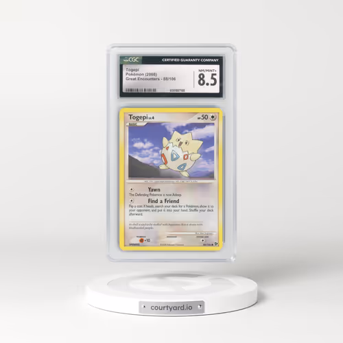 2008 Great Encounters #88/106 Togepi (CGC 8.5 NM-MT+)