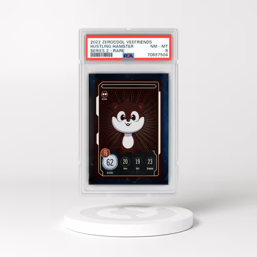 2022 Zerocool VeeFriends Hustling Hamster - Series 2 - Rare (PSA 8 NM-MT)